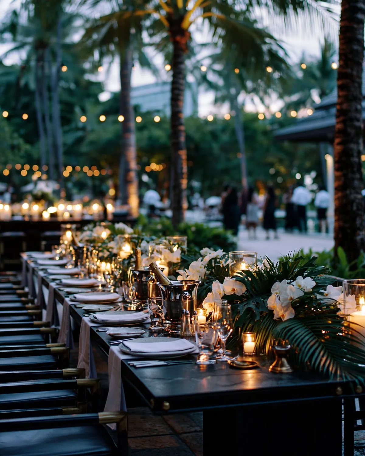 Outdoor evening event venue corporate seminar Thailand